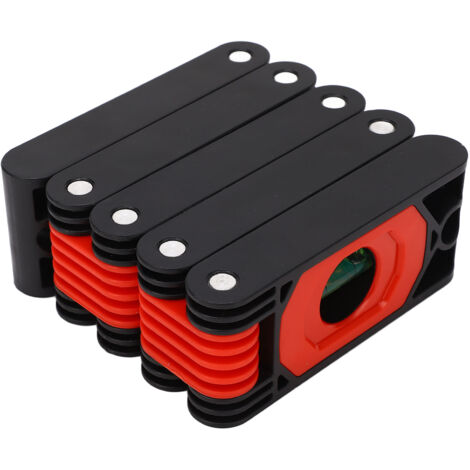 Niveau à bulle pour le travail du bois, niveau pliable multifonctionnel, niveau de mesure d'angle multi-angles de haute précision avec base magnétique.
