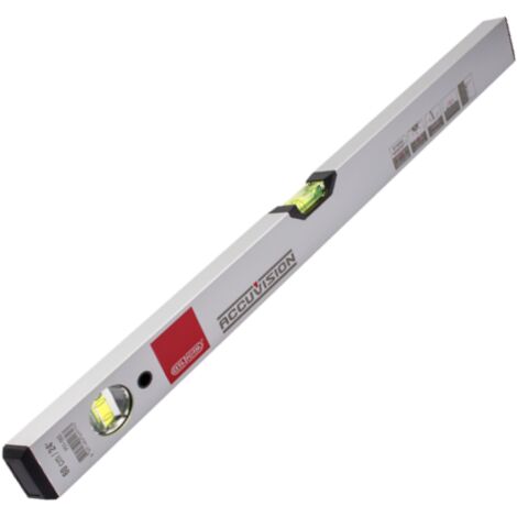 Niveau à bulle professionnelle de 80cm de long, aluminium