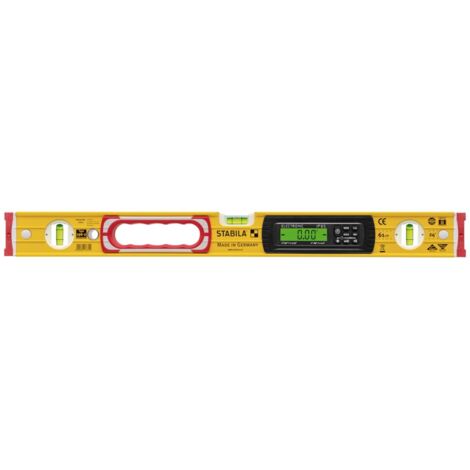 Niveau à bulles électronique Stabila TECH 196 40 cm aluminium jaune ± 0,5mm/m