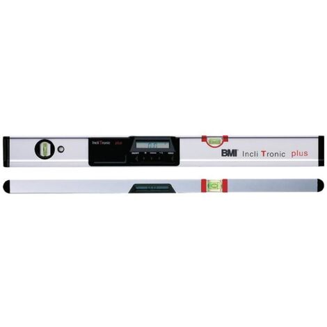 Niveau à bulles Incli Tronic plus 100 cm aluminium argent ± 0,05 degr.-0,1 degr.