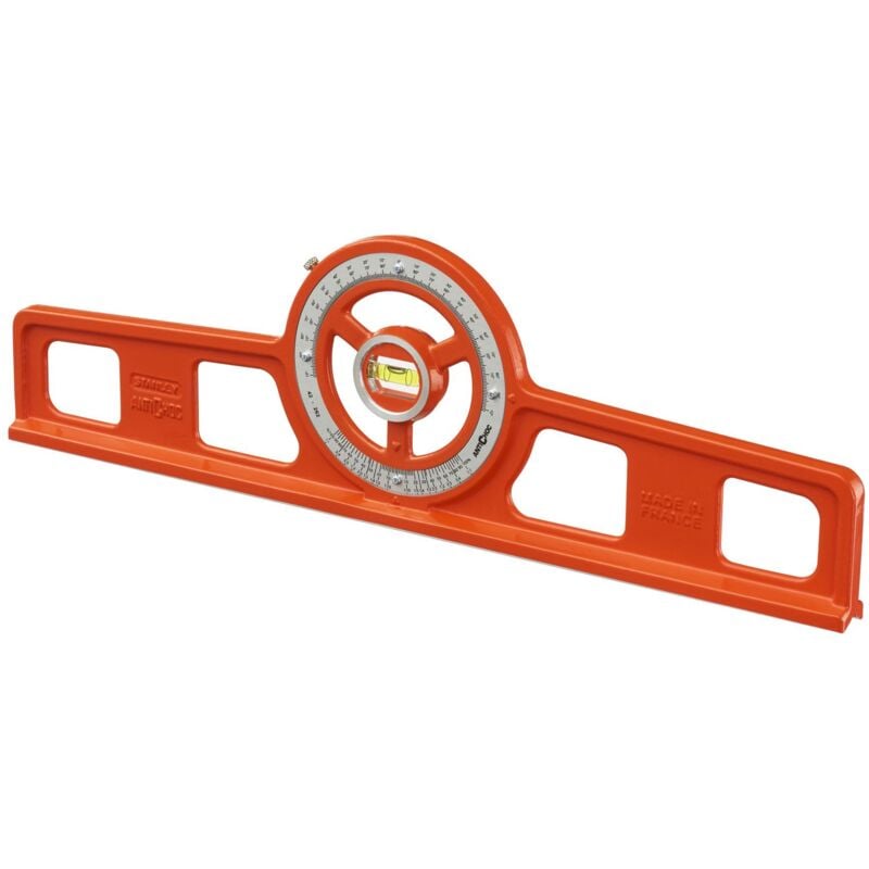 Stanley - Niveau de Déclivité Professionnel - 50 cm - 1 Fiole - Coffret en Bois 1-42-262