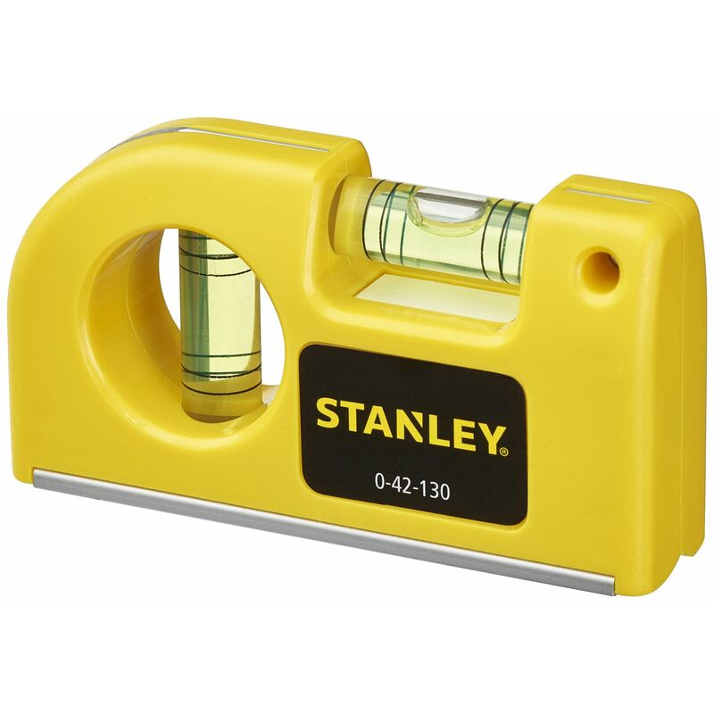 Niveau à bulle de poche STANLEY 0 42 130 8 7 cm Fioles faciles à lire - vue 3