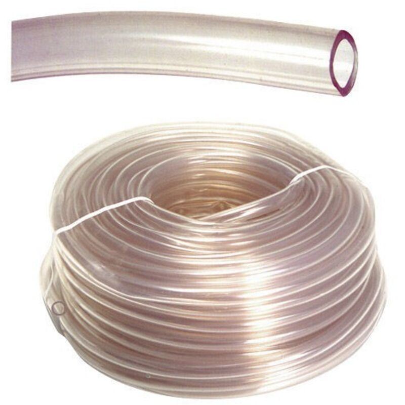 Niveau de tuyau transparent 6x8 mm. Rouler 50 mètres