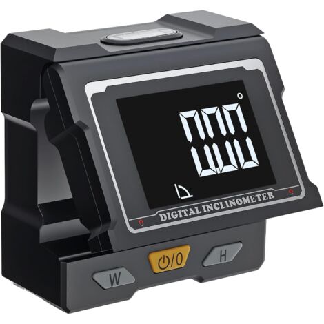 Niveau Électronique Digital Magnétique – Inclinaison Numérique 0,01° Haute Précision, Écran LCD Rotatif 90°, 4×90° / 2×180°, Angle Finder Aluminium pour Menuiserie, Bricolage et Chantier