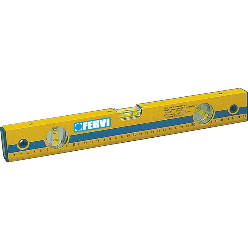 Fervi - Niveau en aluminium 600 mm a 3 bulles millimetre 0824/600