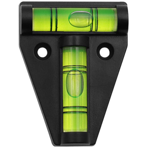 Niveau en T, calibrateur de niveau, niveau à bulle, mini niveau à bulle, instrument de balance, règle de niveau, vert.