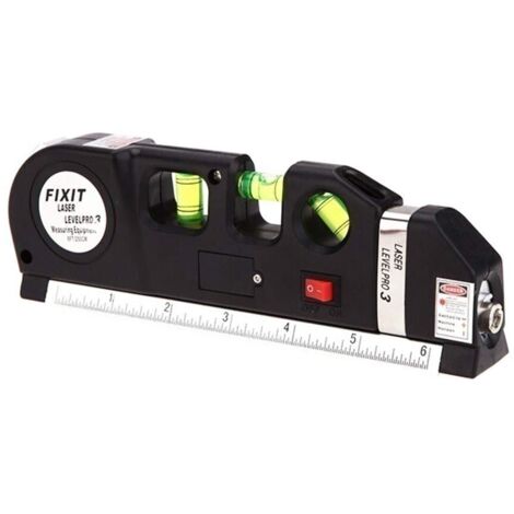 Niveau laser 3 lignes nivel laser professionnel Horizon vertical 5,5 m Règle de mesure multifonction