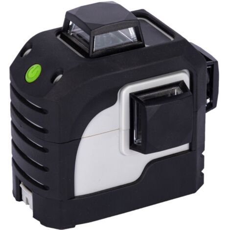 Niveau laser 360° lignes vertes MK393PG – Auto-nivelant jusqu'à 3° – Portée 20m (40m avec plaque) – Boîtier IP54 résistant – Maka