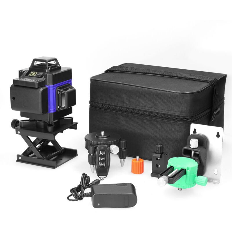 Image of Kkmoon - 4D-Laserlaser 16 Linien, IP54, Arbeitsabstand 25 m, mit 2 Batterien