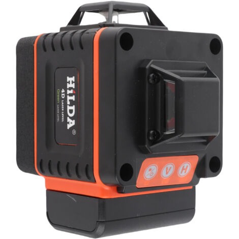 Niveau laser 4D à 16 lignes, 360°, avec plateforme élévatrice et sac de rangement.
