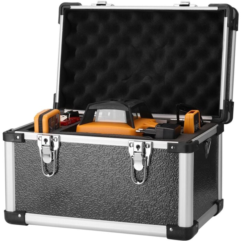 Niveau Laser Automatique à Faisceau Rouge 635nm - Réglage de la Vitesse, de l'Angle et de la Direction, Portée de 500m