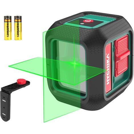 Niveau Laser, POPOMAN Laser Croix Vert, 1 x 360° Ligne Laser, Charge USB et  5200mAh Batterie Rechargeable, 5 Ligne et 360° Pivot131 - Cdiscount  Bricolage