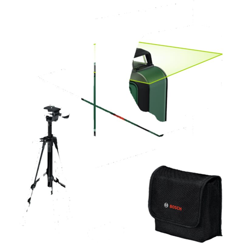 Niveau laser à lignes vertes autonivelant PLL à 360° 1G bosch - vue 4