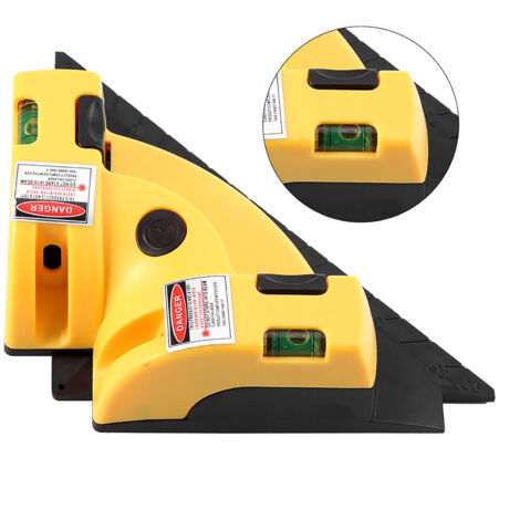Niveau Laser Carré à Angle 90° - Projection Droite Verticale et Horizontale pour Alignement Professionnel  Accessoire de Pose - Laser de Précision pour Carrelage, Parquet, Aménagement Intérieur