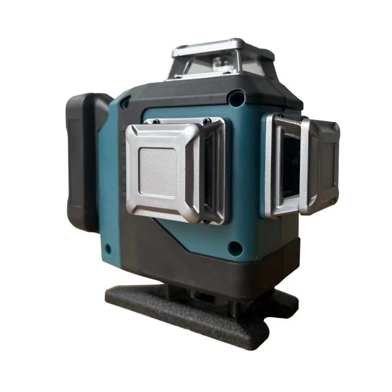 Niveau Laser Chantier Autonivelant 360° x 4, Niveaux 4D 16 Lignes Laser, Autonivellement et Mode Pulsé Extérieur, 2 x Batterie