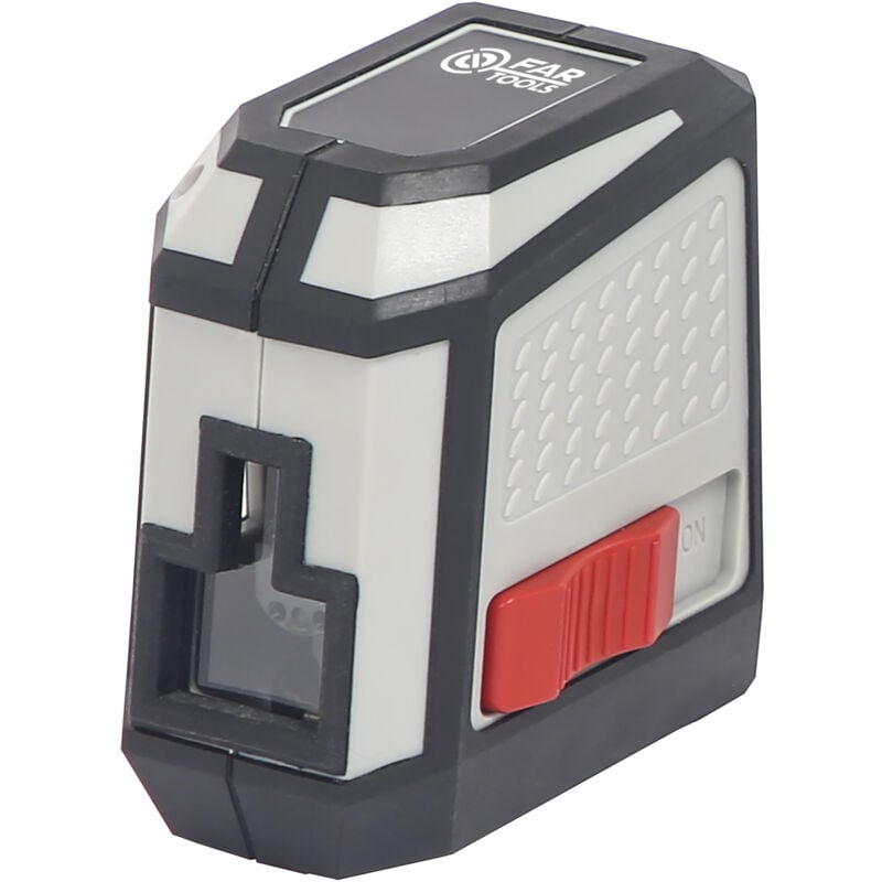 Fartools - Niveau laser en croix, rouge, portée de 12m