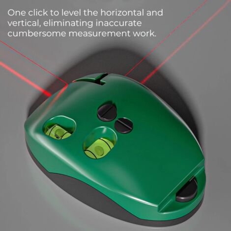 Niveau Laser électronique à 90 degrés, niveau de ligne infrarouge, outil de niveau mural longue Distance de haute précision, alimenté par batterie, mesure Portable