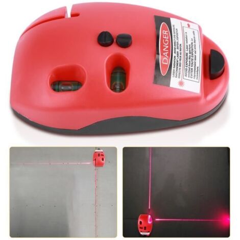 Niveau laser infrarouge 90 degrés outil de mesure(rouge)--Rose Vie