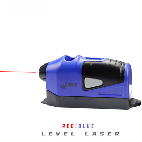Niveau laser infrarouge multifonctionnel promotionnel Etopoo, mètre laser pour fil électrique, avec blister (Mini laser pour fil électrique bleu DC50B)