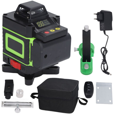 Niveau Laser Manuel Autonivelant avec Précision de Ligne pour Longues Distances 100‑240V Prise UE