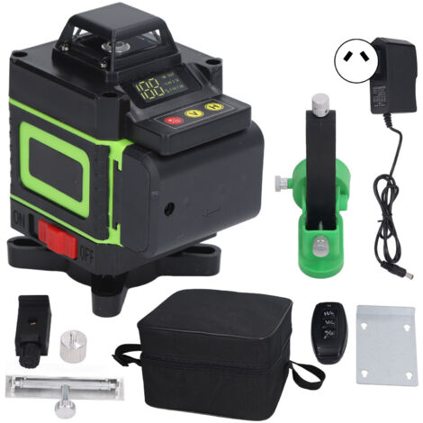 Niveau Laser Manuel Autonivelant pour Mesures Précises sur Longue Distance, 100‑240V avec Fiche AU