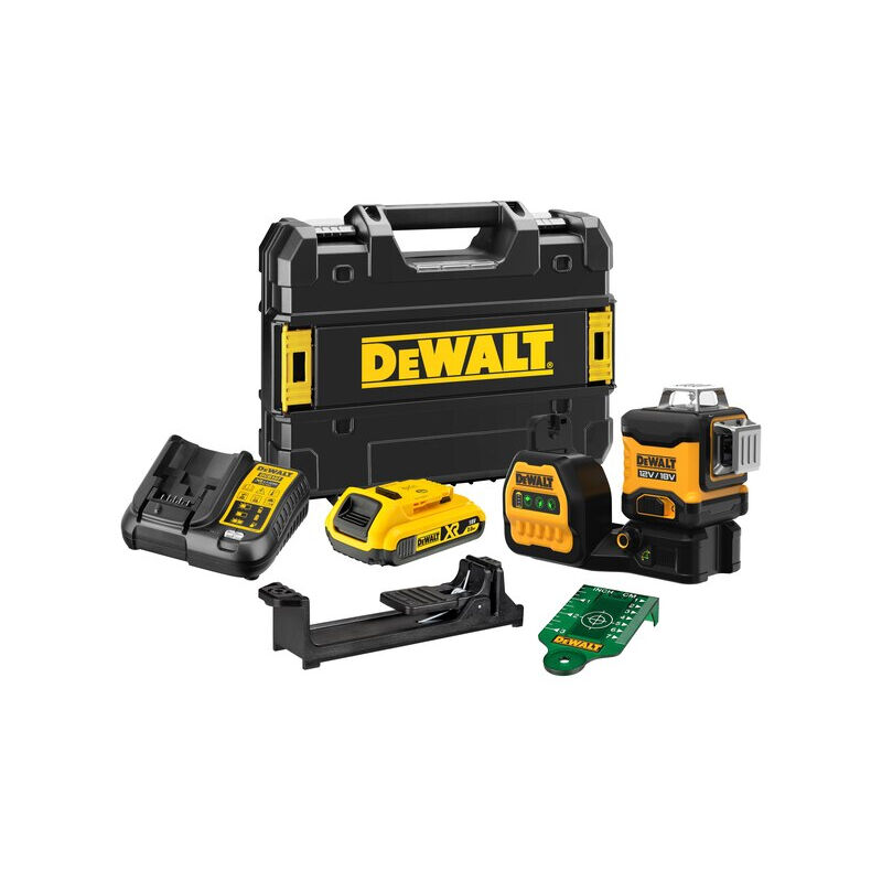 Niveau laser lignes DEWALT DCE089D1G18 QW 3 x 360° XR 12V / 18V 1 x 2 0 Ah - vue 3