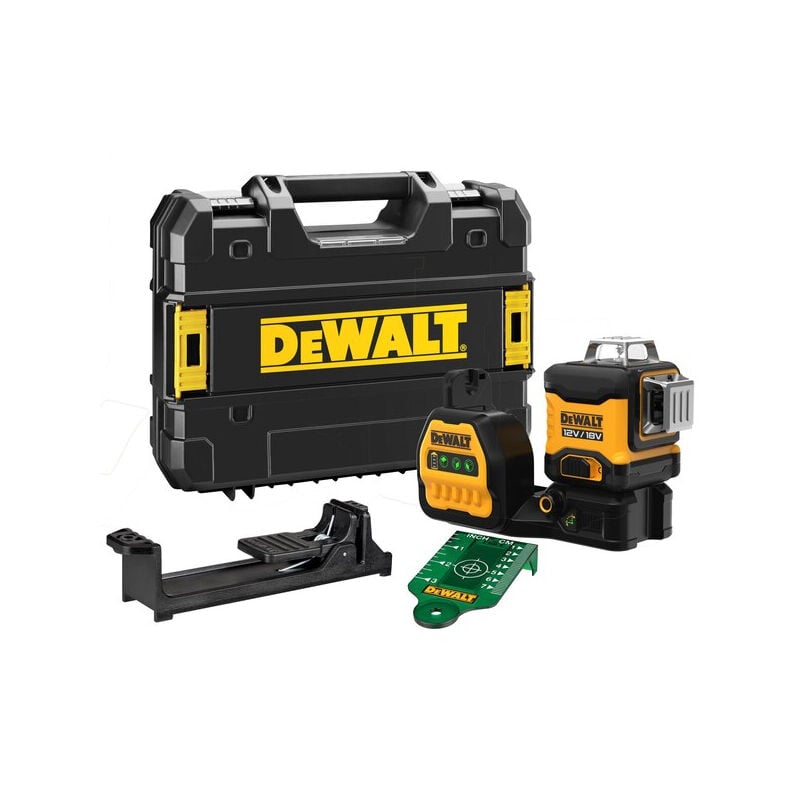 Laser multi-lignes vert DCE089NG18, 3x360 12/18V Solo dans tstak - Dewalt