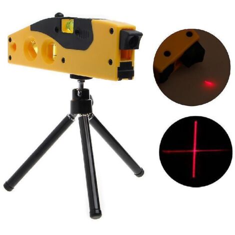 niveau Laser Polyvalent 4 En 1 Laser Puissant Portable Avec Niveau D'esprit Ruban  Mesurer, Souverain De Bande Standard Et Mtrique Avec Des Dirige