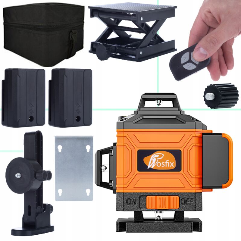 Livella laser Rosfix Orange Tiger 16 linee ROT16L-E in una borsa del kit