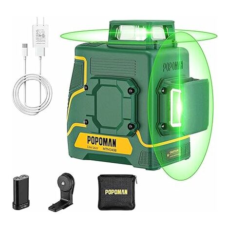 Pack Laser : Centurium Green 410s Laserliner Laser rotatif vert avec trépied  et mire !👷‍♂️