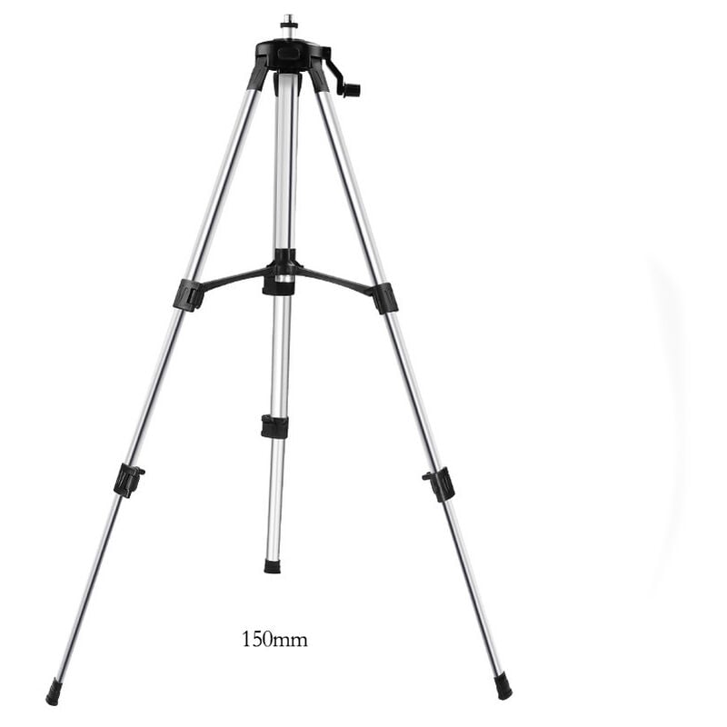 Tonchean - Niveau laser,Trépied de niveau Laser 1.5M hauteur réglable épaissir le support de trépied en aluminium pour trépied à nivellement