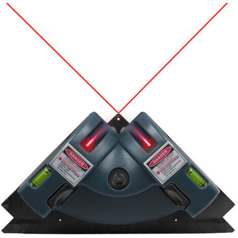 Niveau pour carreaux de céramique, anglemètre laser, niveau laser à angle droit, sans batterie,bleu