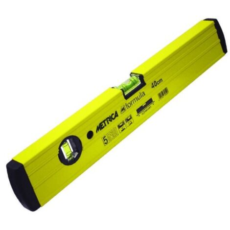 Niveau Pro 60cm Socle Plat : Précision 0,5mm/m METRICA