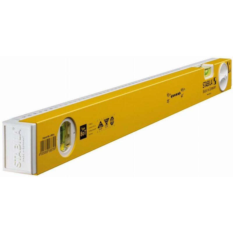 Stabila - Niveau à bulle télescopique Type 80 t 63 - 105cm - 18879