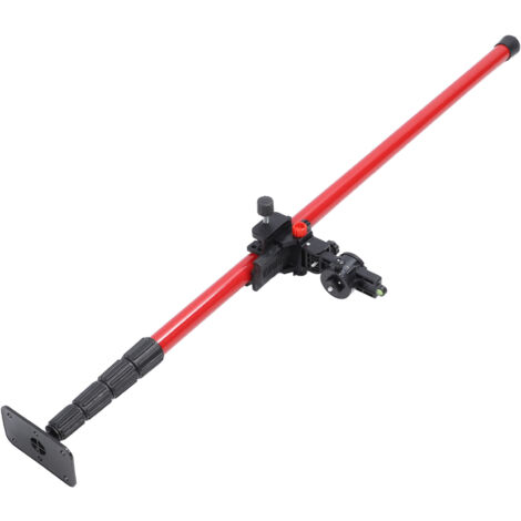 Niveau télescopique 4 m, tige de support de levage, support universel pour niveau laser