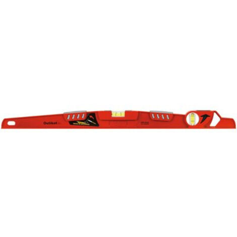 Niveau trapèze bi-matière - Outibat - Longueur 40 cm