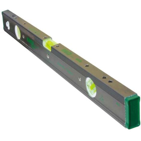 Nivel Aluminio Anodizado Magnético 600mm Nivelación 45°90°180° NP60 Mota