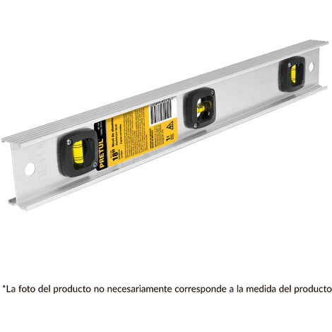 Nivel de aluminio doble T - 30 cm