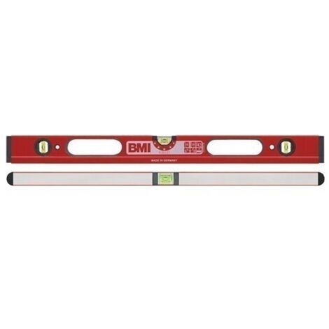 Nivel De Burbuja Robusto 100 Cm Aluminio Rojo +- 0,5 Mm/M Bm