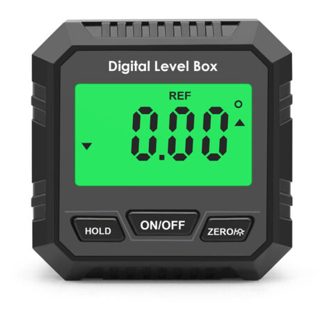 Nivel electrónico digital y transportador de ángulos, inclinómetro digital magnético para carpintería, construcción y mecanizado.