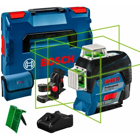 Nivel Láser de líneas BOSCH GLL 3-80 CG (1 x 2,0 Ah + GAL 12V-40 + L-Boxx 136)