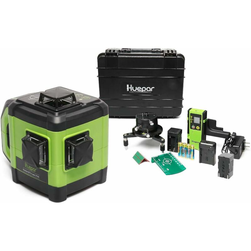

Nivel láser electrónico de haz verde Huepar 3D Huepar DT03CG