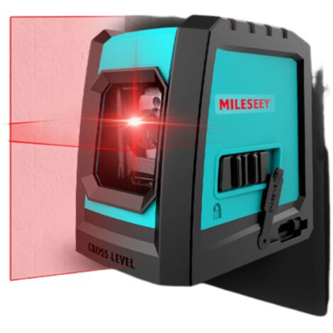 Nivel láser, módulo láser horizontal doble, nivel láser autonivelante, suspensión de imagen con estructura de línea vertical y horizontal conmutable, batería incluida