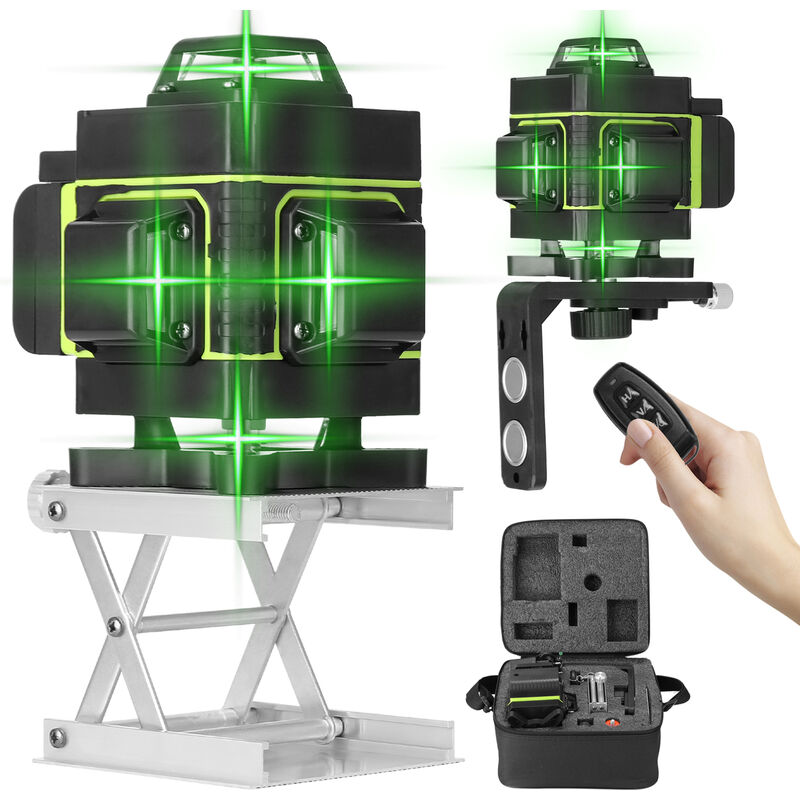 

Nivel laser multifuncional de 16 lineas, herramienta de nivelacion de funcion de autonivelacion de 3 ¡ã
