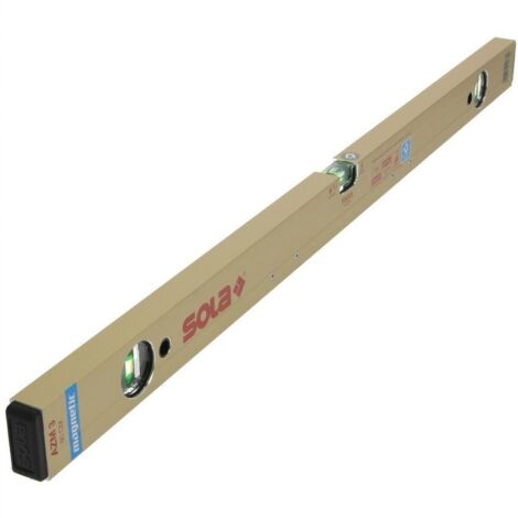 Nivel magnético, Sola, AZM 3 80, nivelación profesional, precisión milimétrica, burbuja horizontal y vertical, base magnética, 80 cm de longitud
