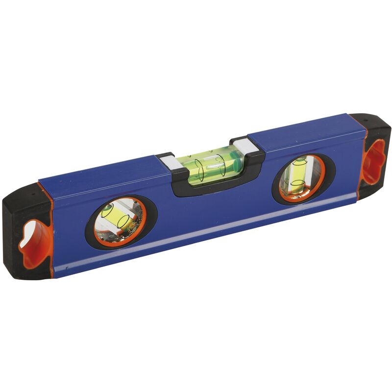 

Alyco-tools - Nivel Torpedo Tubular Magnético 3 Fiolas Cuerpo Rectangular Aluminio