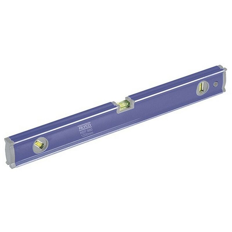 

Alyco-tools - ALYCO 196025 - Nivel tubular perfil de aluminio 3 burbujas 1200 mm