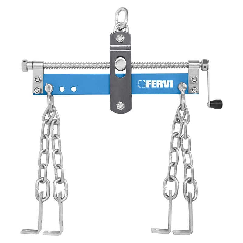

NIVELADOR DE GRÚA Y PONTE 680 KG CON MANIVELA PARA MOTORES 0147 - Fervi