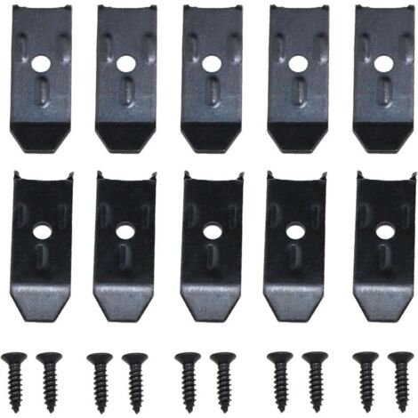 Niveleurs de Table Vis Noires Inclus 10 Pièces Meubles Armoires