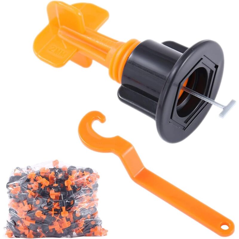 Nivellement multifonction topway système de nivellement de carreaux 50pcs / pack niveleurs de carreaux réutilisables entretoises pour murs de